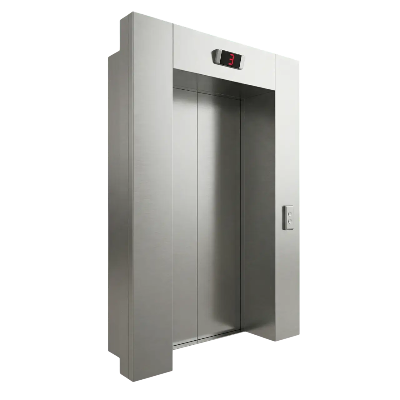 Лифтовые портали из нержавеющей стали face3d