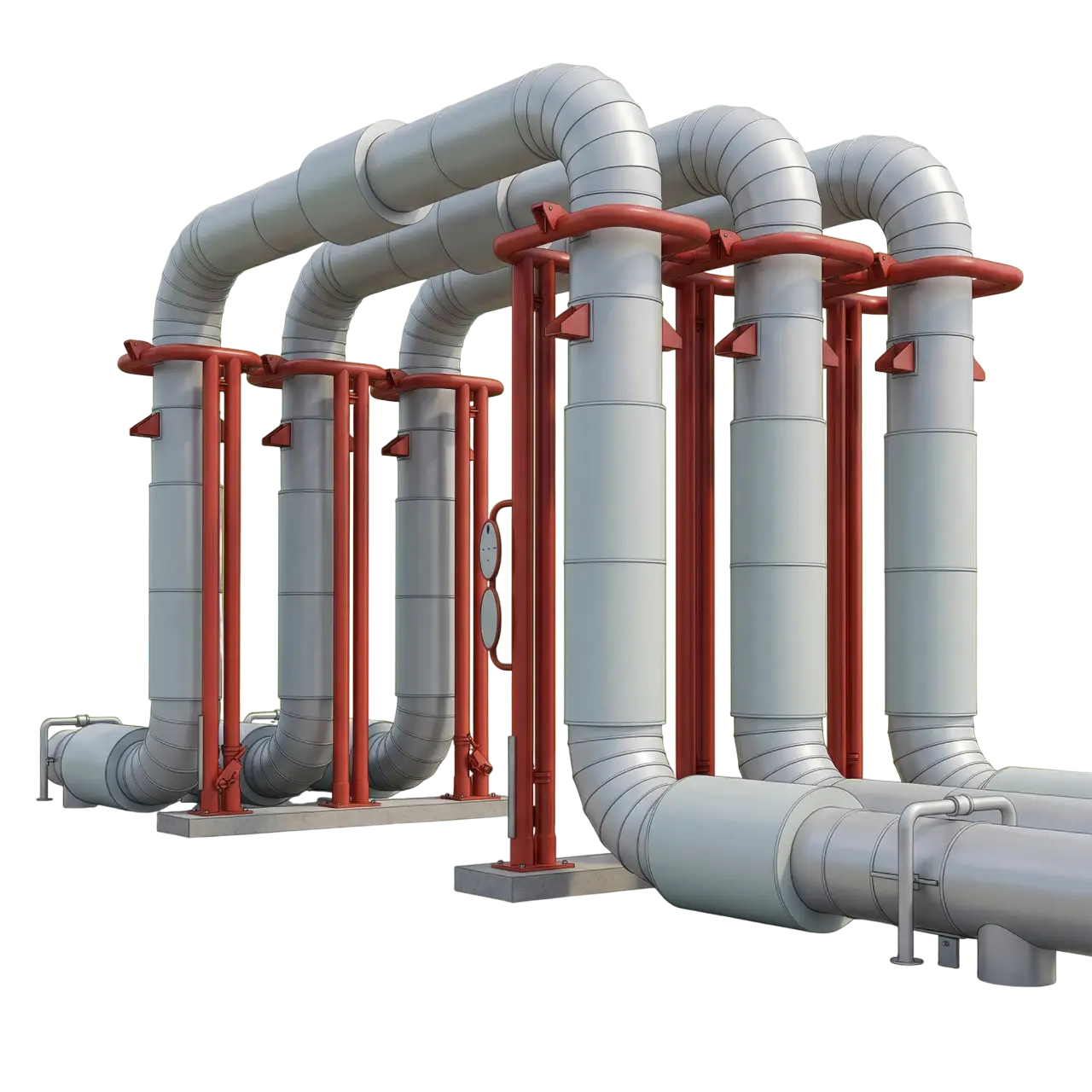 Обвязка технологического оборудования face3d