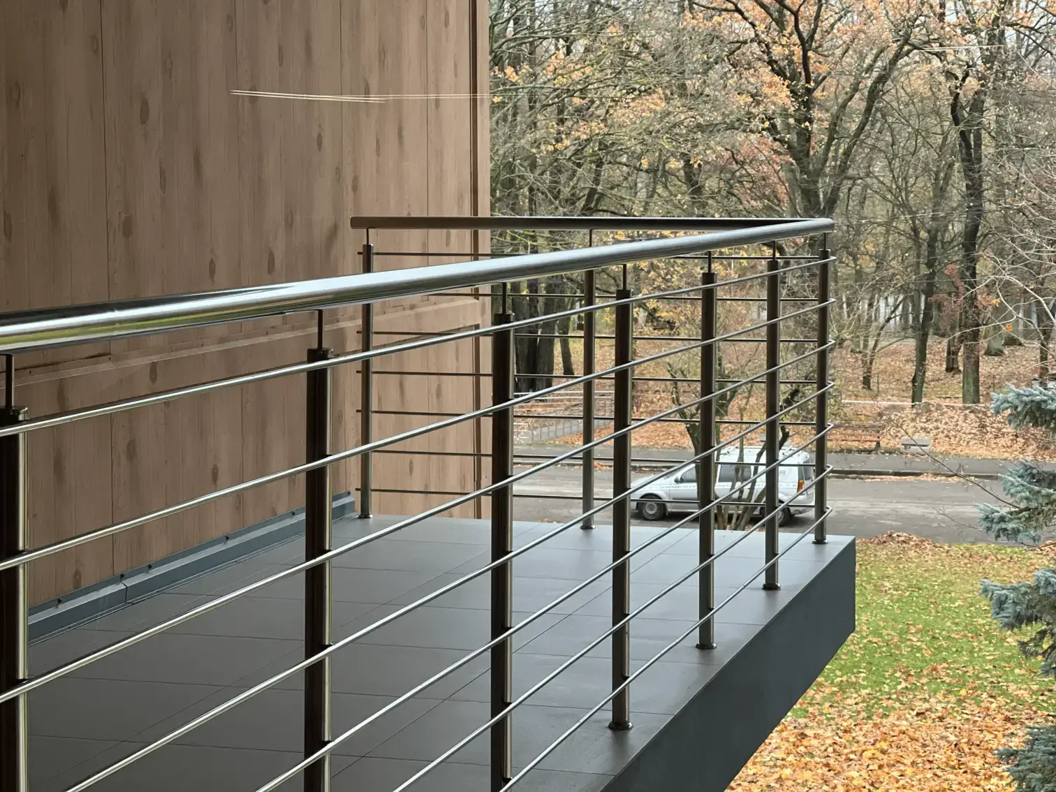 Балконные ограждения из нержавеющей стали cover